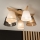 Brilagi - LED  Candeeiro integrado ANTHONY 5xE14/40W/230V carvalho