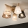 Brilagi - LED  Candeeiro integrado ANTHONY 5xE14/40W/230V carvalho