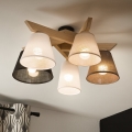 Brilagi - LED  Candeeiro integrado ANTHONY 5xE14/40W/230V carvalho