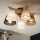 Brilagi - LED  Candeeiro integrado ANTHONY 5xE14/40W/230V carvalho