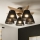Brilagi - LED  Candeeiro integrado ANTHONY 5xE14/40W/230V carvalho/preto
