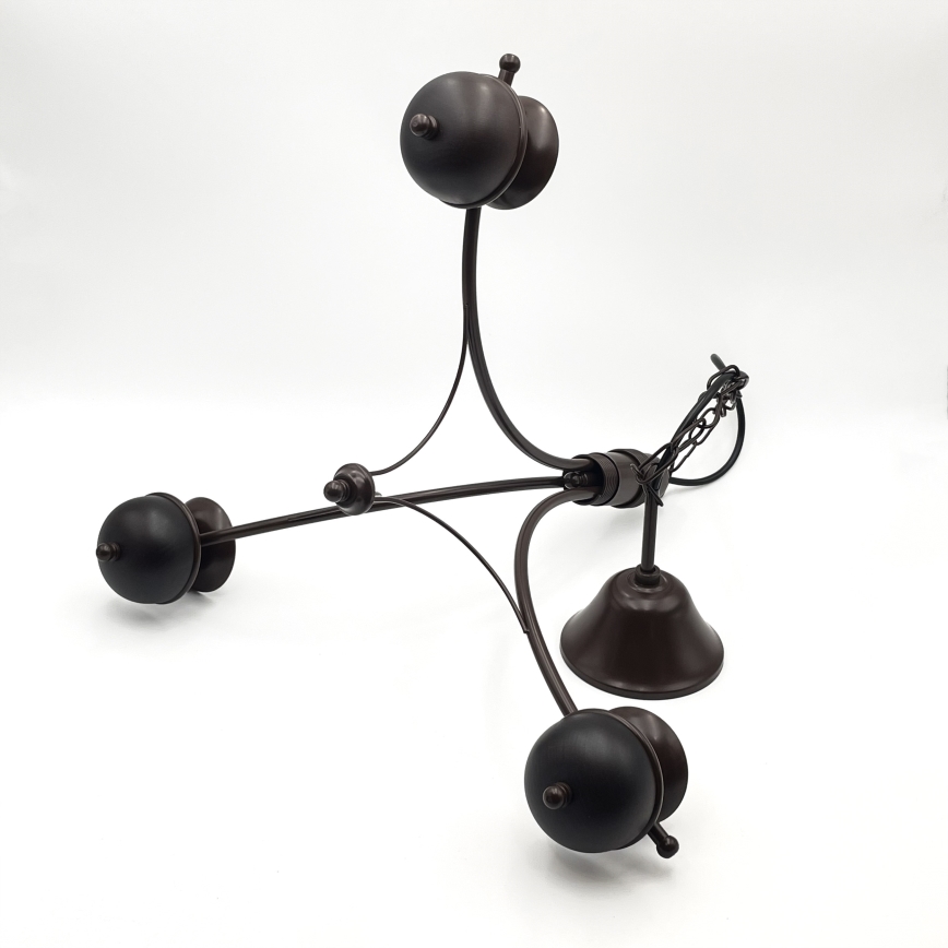 Brilagi - LED Candeeiro suspenso COTTAGE 3xG9/40W/230V carvalho/branco