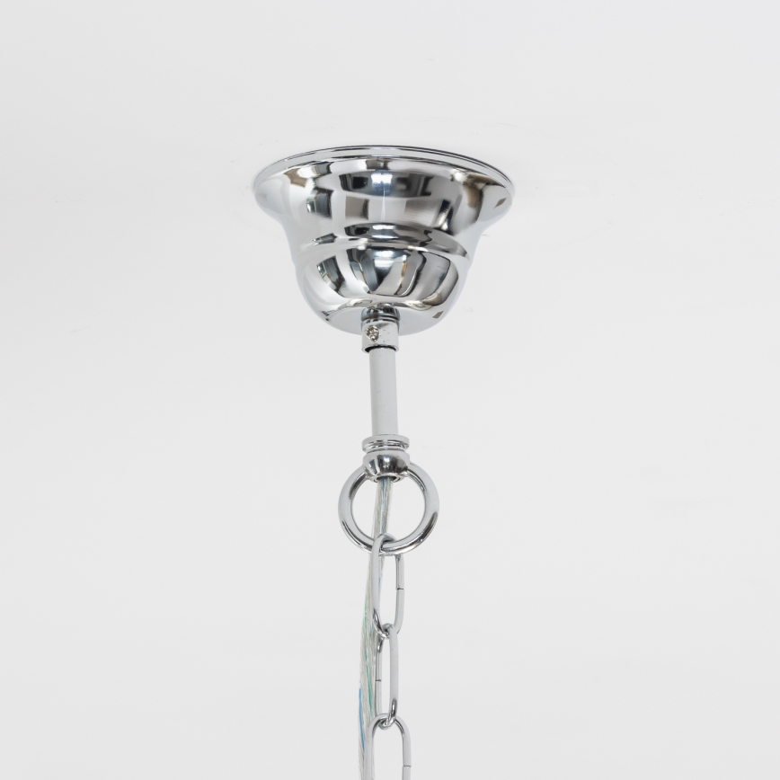 Brilagi - LED Candeeiro suspenso de cristal MOZART 5xE14/40W/230V cromado brilhante