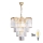 Brilagi - LED Candeeiro suspenso de cristal MOZART 5xE14/40W/230V dourado