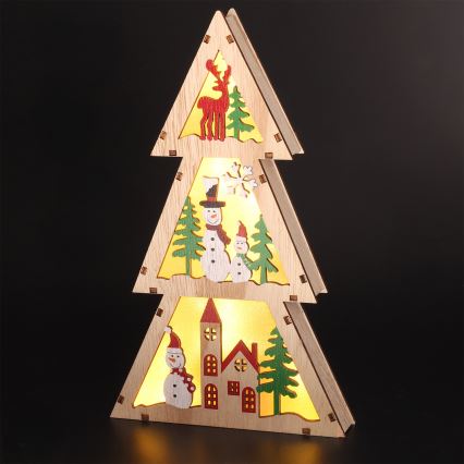 Brilagi - LED Decoração de Natal LED/2xAA Árvore