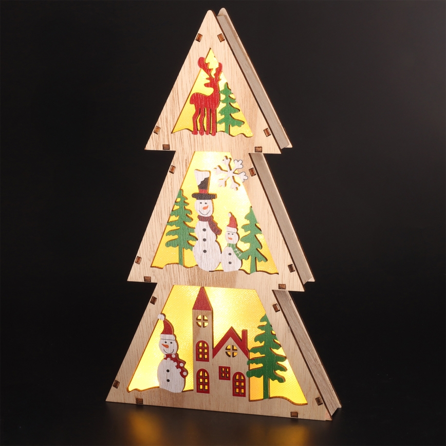 Brilagi - LED Decoração de Natal LED/2xAA Árvore