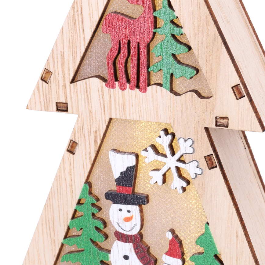 Brilagi - LED Decoração de Natal LED/2xAA Árvore