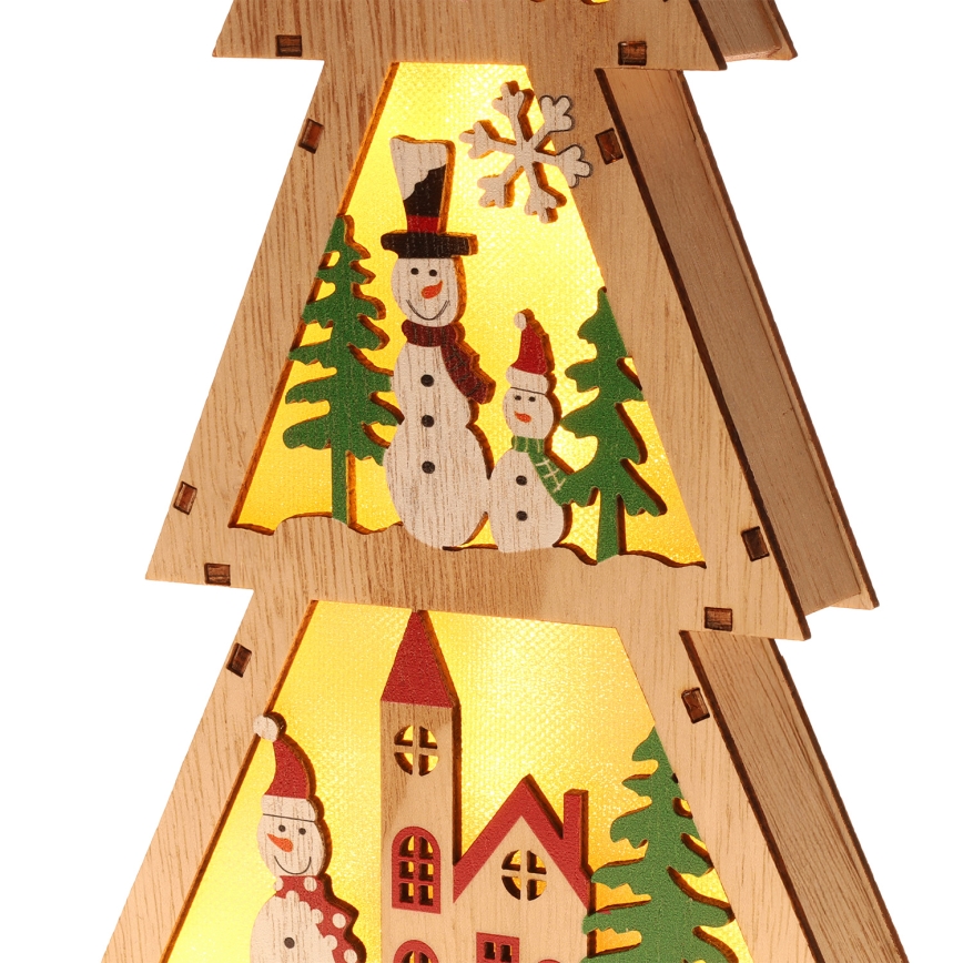 Brilagi - LED Decoração de Natal LED/2xAA Árvore