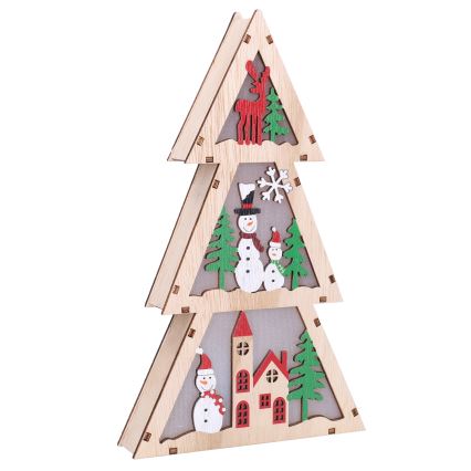 Brilagi - LED Decoração de Natal LED/2xAA Árvore