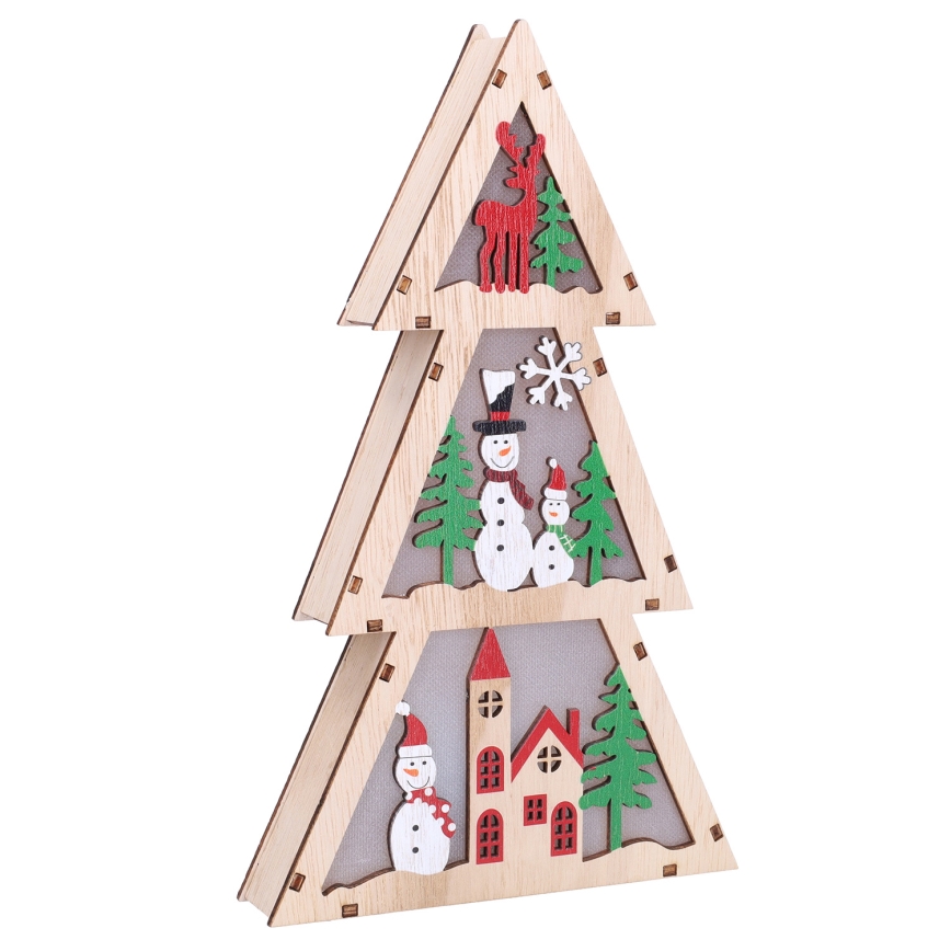 Brilagi - LED Decoração de Natal LED/2xAA Árvore