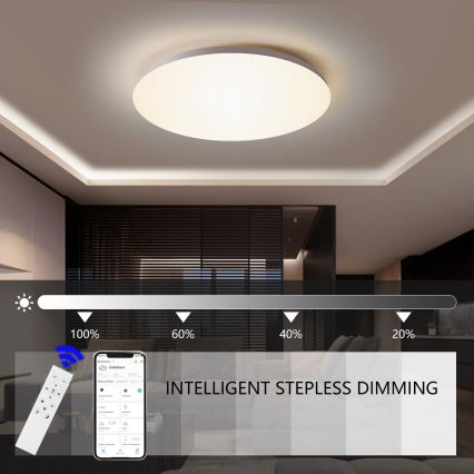 Brilagi - LED Iluminação com regulação SMART STARS LED/24W/230V 2700-6500K Wi-Fi Tuya + controlo remoto