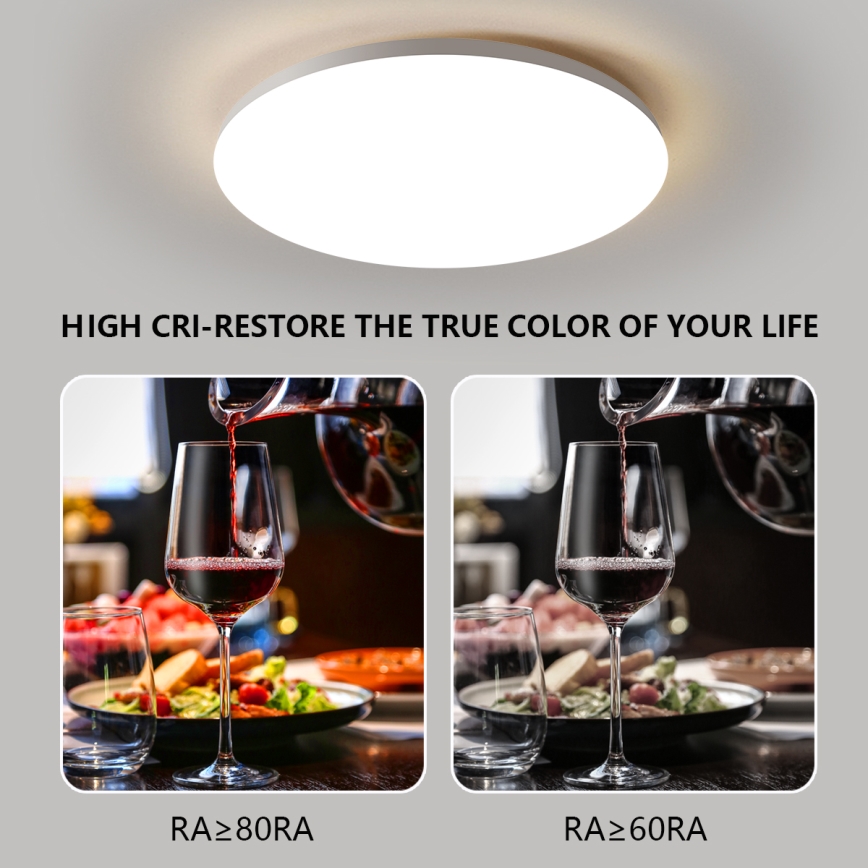 Brilagi - LED Iluminação com regulação SMART STARS LED/24W/230V 2700-6500K Wi-Fi Tuya + controlo remoto