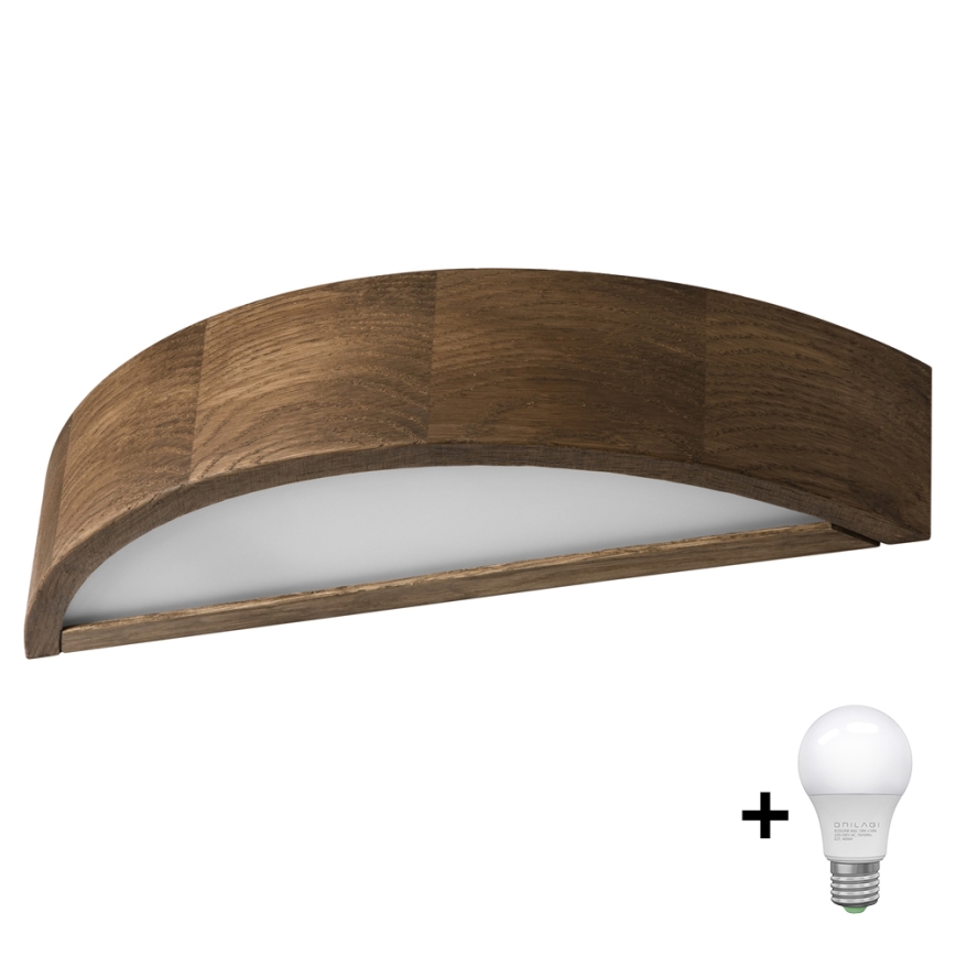Brilagi - LED Iluminação de parede CARVALHO 1xE27/60W/230V carvalho