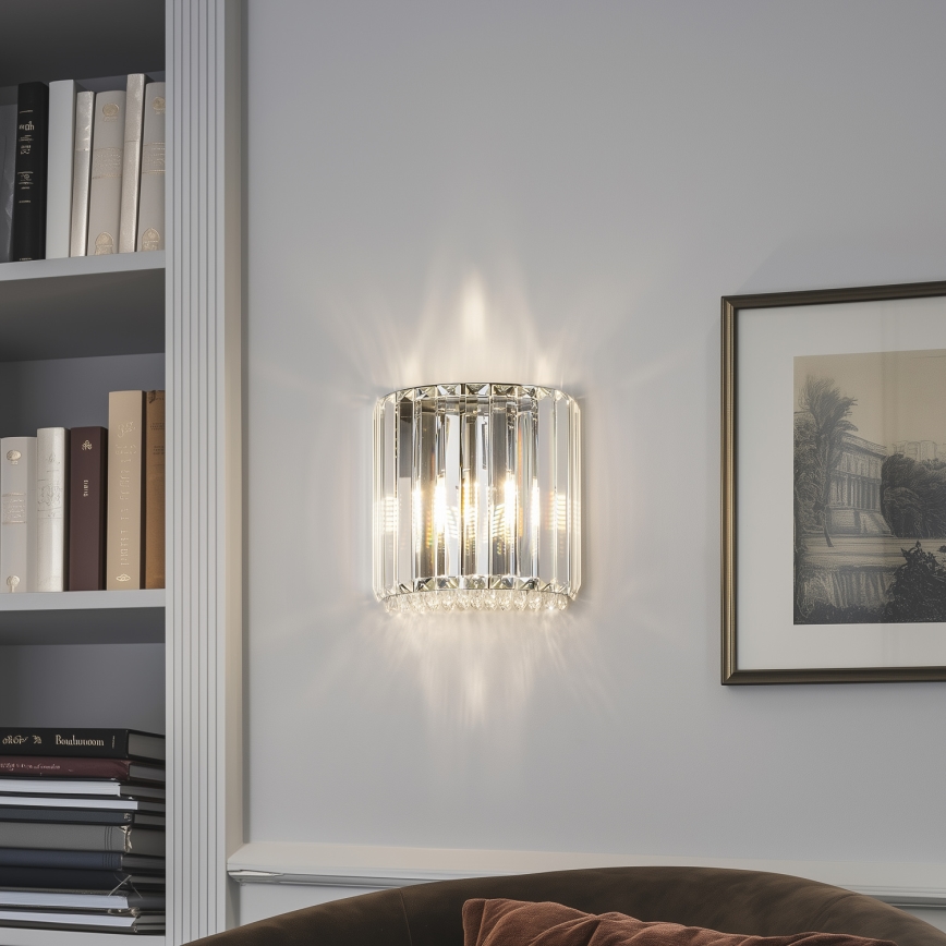 Brilagi - LED Iluminação de parede de cristal GLAMOUR 1xG9/42W/230V