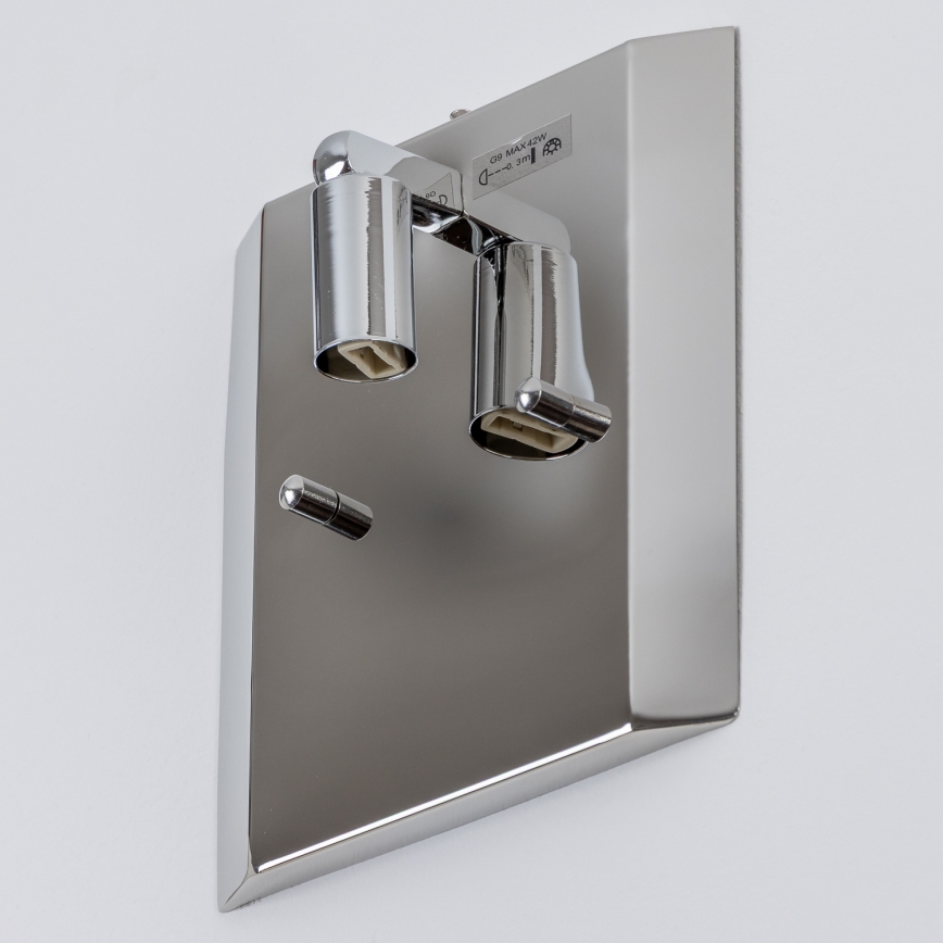 Brilagi - LED Iluminação de parede de cristal GLAMOUR 1xG9/42W/230V