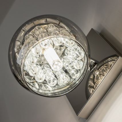 Brilagi - LED Iluminação de parede de cristal JEWEL 1xG9/42W/230V