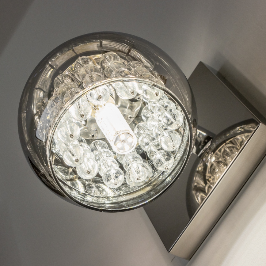 Brilagi - LED Iluminação de parede de cristal JEWEL 1xG9/42W/230V