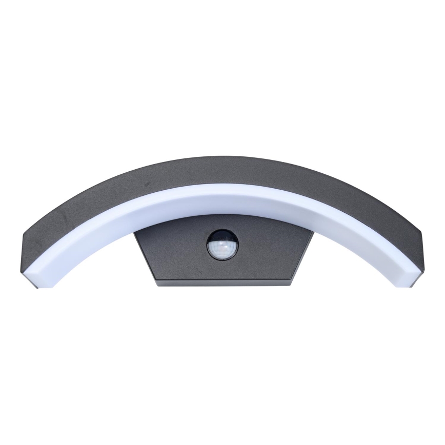 Brilagi - LED Iluminação de parede exterior com sensor ARCELO LED/8W/230V IP54