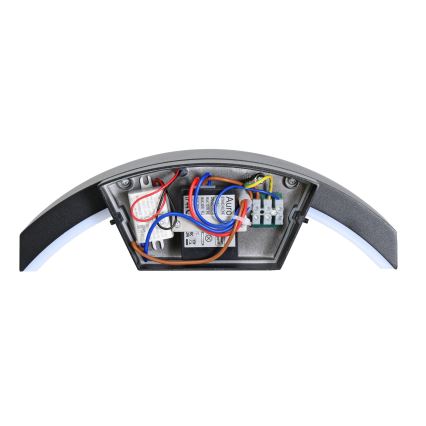 Brilagi - LED Iluminação de parede exterior com sensor ARCELO LED/8W/230V IP54