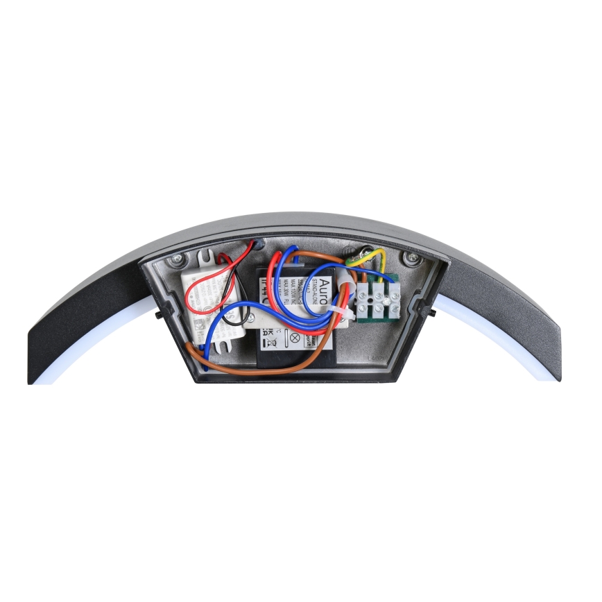 Brilagi - LED Iluminação de parede exterior com sensor ARCELO LED/8W/230V IP54