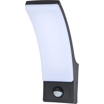Brilagi - LED Iluminação de parede exterior com sensor ARCELO LED/9W/230V IP44