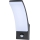 Brilagi - LED Iluminação de parede exterior com sensor ARCELO LED/9W/230V IP44