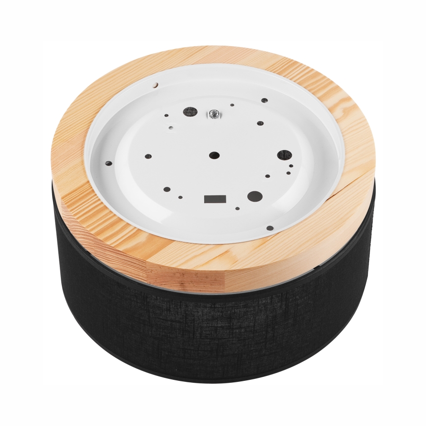 Brilagi - LED Iluminação de teto BELLADONNA 1xE27/15W/230V preto/pinho