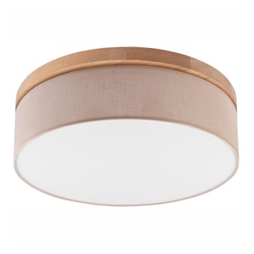 Brilagi - LED Iluminação de teto BELLADONNA 3xE27/15W/230V bege/carvalho
