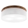 Brilagi - LED Iluminação de teto BELLADONNA 3xE27/15W/230V diâmetro 50 cm branco/carvalho cereja