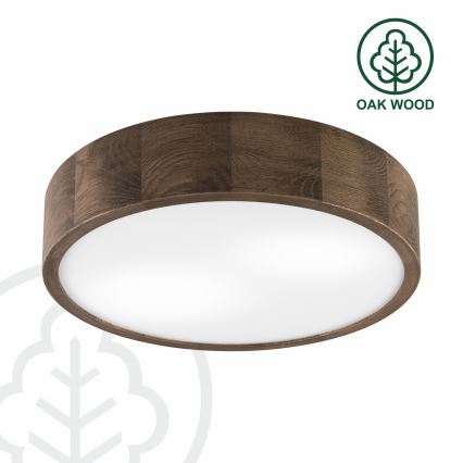 Brilagi - LED Iluminação de teto CARVALHO 2xE27/60W/230V carvalho diâmetro 37 cm