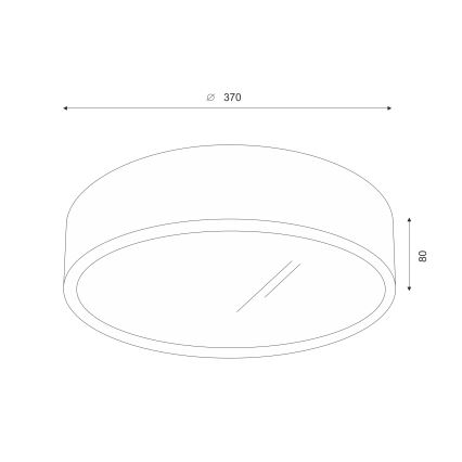 Brilagi - LED Iluminação de teto CARVALHO 2xE27/60W/230V carvalho diâmetro 37 cm