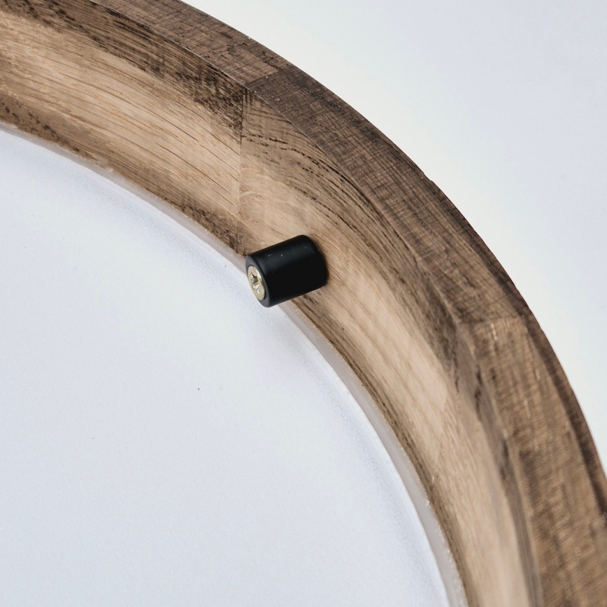 Brilagi - LED Iluminação de teto CARVALHO SLIM 2xE27/60W/230V carvalho diâmetro 37 cm