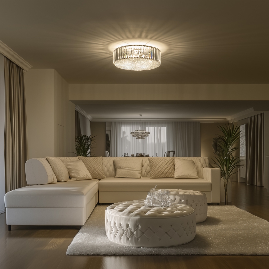 Brilagi - LED Iluminação de teto de cristal GLAMOUR 5xG9/42W/230V