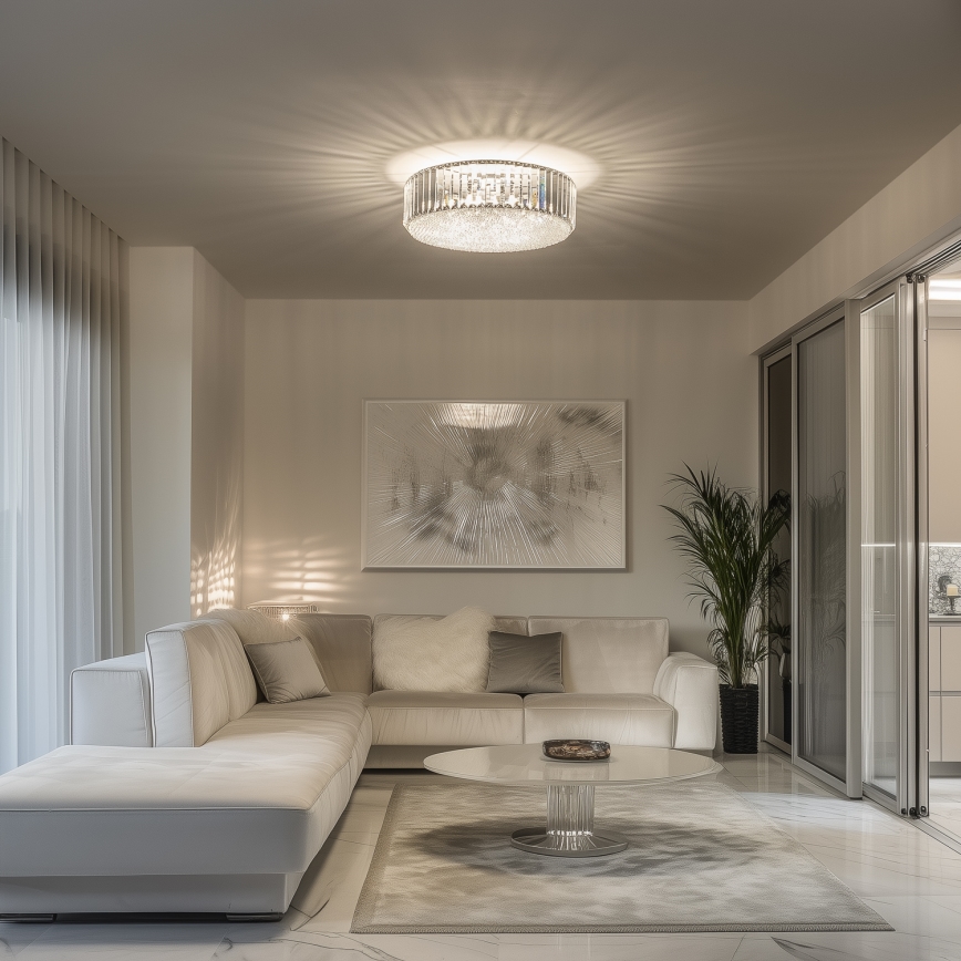 Brilagi - LED Iluminação de teto de cristal GLAMOUR 5xG9/42W/230V