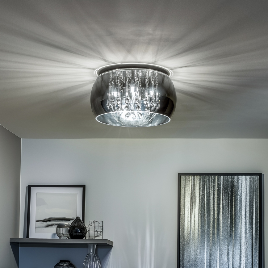 Brilagi - LED Iluminação de teto de cristal JEWEL 5xG9/42W/230V