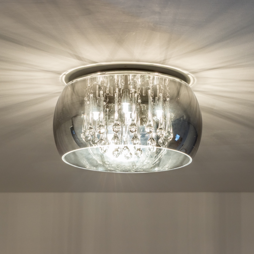 Brilagi - LED Iluminação de teto de cristal JEWEL 5xG9/42W/230V