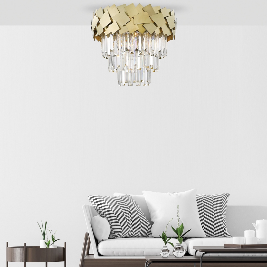 Brilagi - LED Iluminação de teto de cristal MIRAGE 6xE14/40W/230V