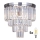 Brilagi - LED Iluminação de teto de cristal MOZART 5xE14/40W/230V cromado brilhante