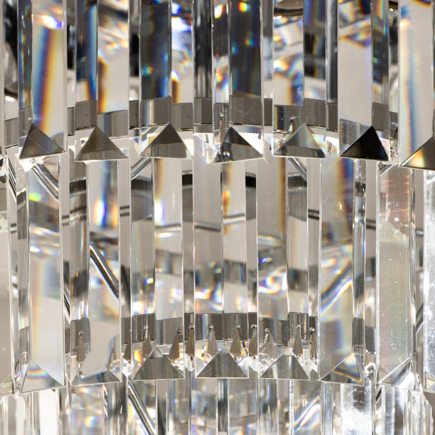 Brilagi - LED Iluminação de teto de cristal MOZART 5xE14/40W/230V cromado brilhante
