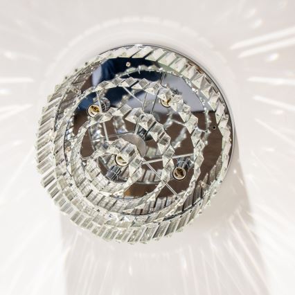 Brilagi - LED Iluminação de teto de cristal MOZART 5xE14/40W/230V cromado brilhante