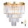 Brilagi - LED Iluminação de teto de cristal MOZART 5xE14/40W/230V dourado