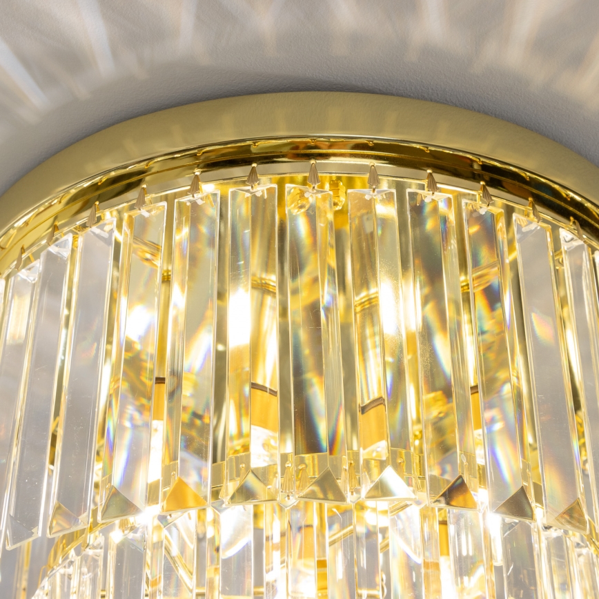 Brilagi - LED Iluminação de teto de cristal MOZART 5xE14/40W/230V dourado
