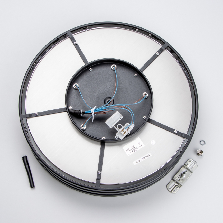 Brilagi - LED Iluminação de teto de cristal VELURE 5xE14/40W/230V preto