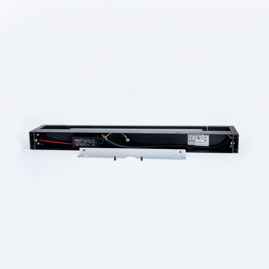 Brilagi - Iluminação LED para espelho de casa de banho AQUA LINE LED/12W/230V 45 cm IP44 preto CRI 90