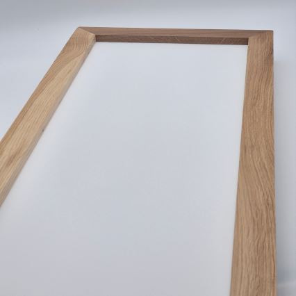 Brilagi - LED Luminária de teto para banheiro WOODY FRAME LED/40W/230V 120x30 cm IP44 carvalho