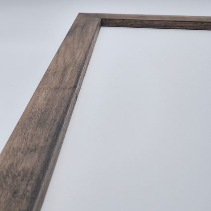 Brilagi - LED Luminária de teto para banheiro WOODY FRAME LED/40W/230V 120x30 cm IP44 noz