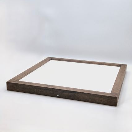 Brilagi - LED Luminária de Teto para Banheiro WOODY FRAME LED/50W/230V 60x60 cm IP44 noz