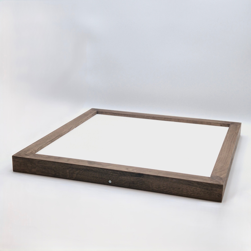 Brilagi - LED Luminária de Teto para Banheiro WOODY FRAME LED/50W/230V 60x60 cm IP44 noz