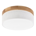 Brilagi - LED Luminária de teto BELLADONNA LED/20W/230V diâmetro 30 cm branca/ Carvalho