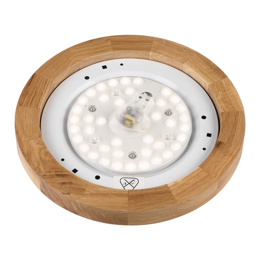 Brilagi - LED Luminária de teto BELLADONNA LED/20W/230V diâmetro 30 cm branca/ Carvalho